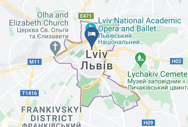 Lviv - Mister Ekonom Hotel Maps
