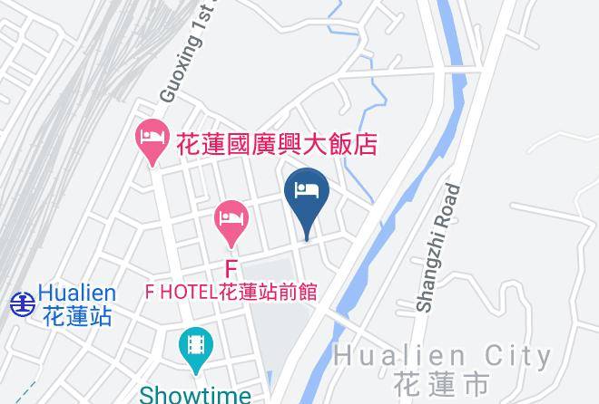 123 Cheers Hostel Mapa - Taiwan - Hualiennty