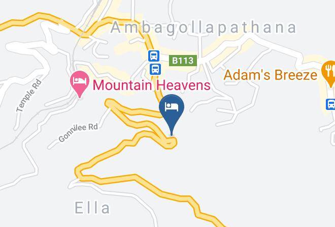 Badulla - Misty Hills Ella Resort Maps