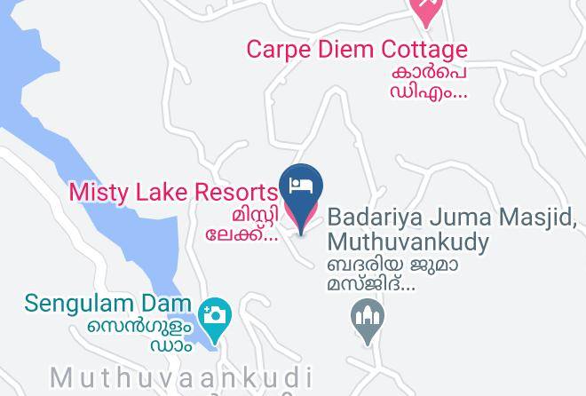 Misty Lake Resorts Map