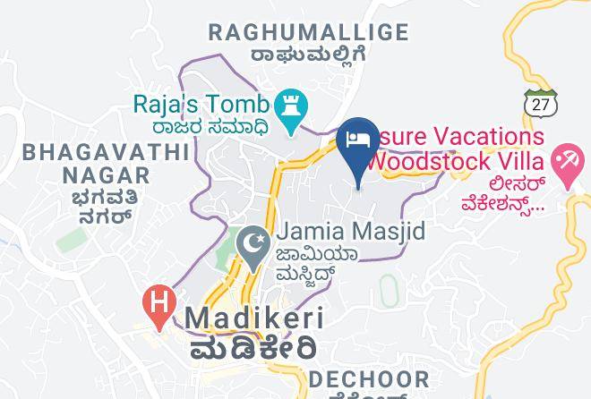 Madikeri - Misty Mercara Maps