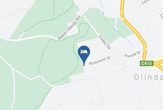 Yarra Ranges - Misty Woods Retreat Olinda Maps