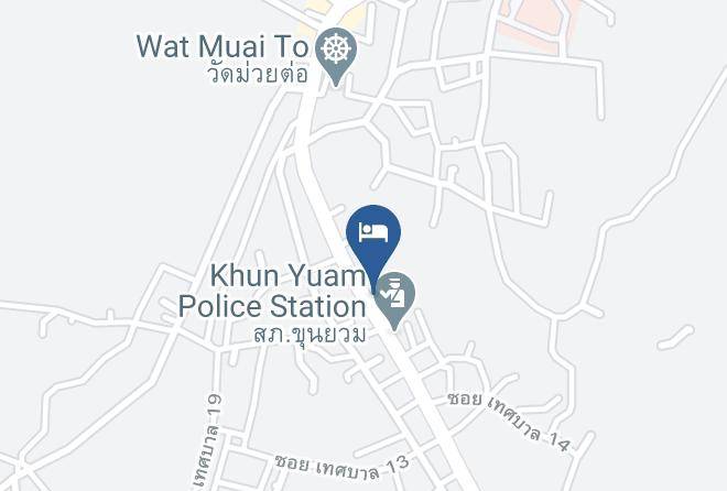 Amphoe Khun Yuam - Mit Khun Yuam Hotel Maps
