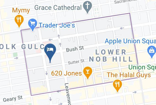 San Francisco - Mithila Hotel Maps