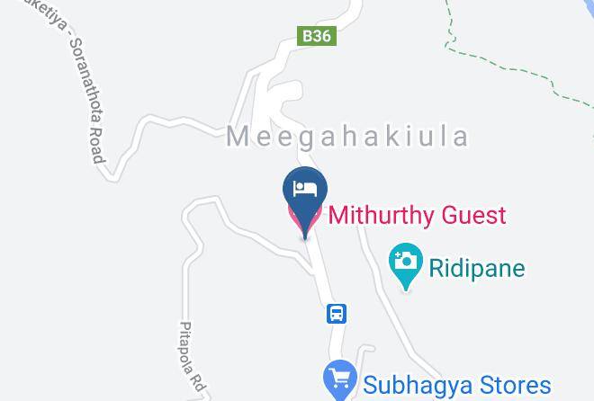 Badulla - Mithurthy Guest Maps