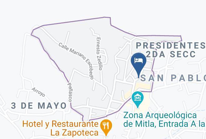 San Pablo Villa De Mitla - Mitla Backpacker Maps