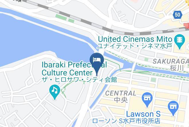Mito City - Mito Daiichi Hotel Annex Maps