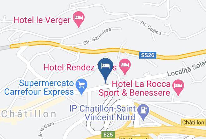 Aosta - Mito Hotel Maps