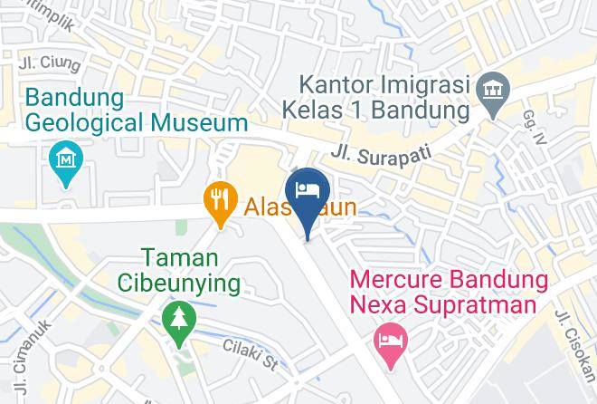 Bandung - Mitra Hotel Bandung Maps