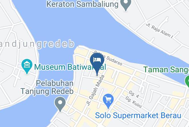 Berau Regency - Mitra Hotel Maps