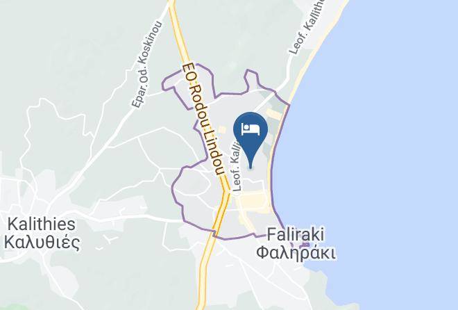 Mitsis Faliraki Beach Hotel & Spa Map