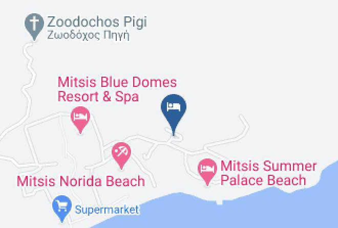 Mitsis Family Village Beach Hotel Map