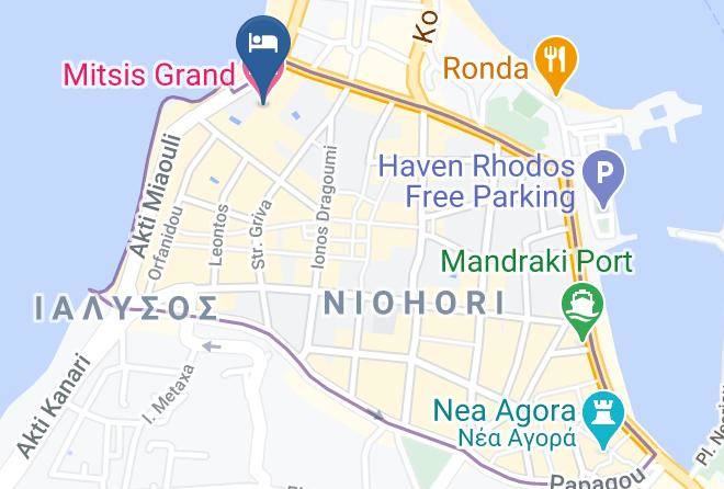 Dodecanese - Mitsis Grand Hotel Maps