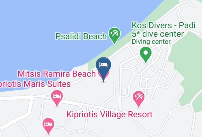 Mitsis Ramira Beach Hotel Map