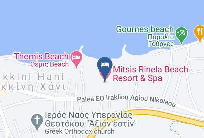 Iraklion - Mitsis Rinela Beach Resort & Spa Maps