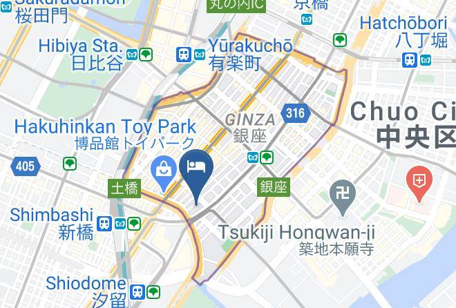 Chuo Ward - Mitsui Garden Hotel Ginza Premier Maps
