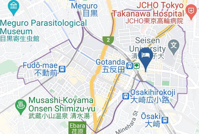 Shinagawa Ward - Mitsui Garden Hotel Gotanda Maps