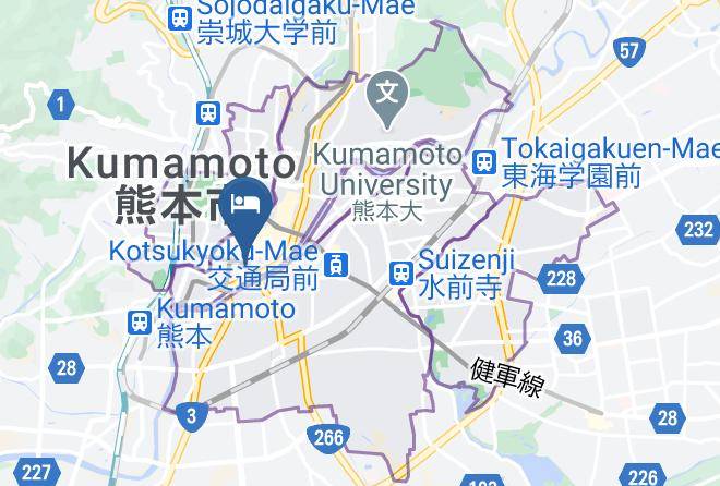 Kumamoto City Chuo Ward - Mitsui Garden Hotel Kumamoto Maps