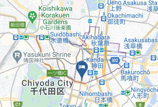 Chiyoda Ward - Mitsui Garden Hotel Otemachi Maps