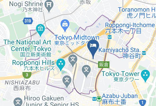 Minato Ward - Mitsui Garden Hotel Roppongi Tokyo Premier Maps