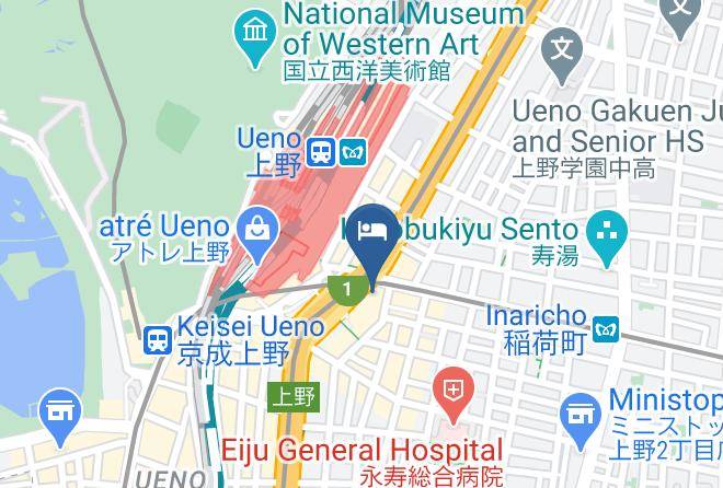Taito Ward - Mitsui Garden Hotel Ueno Maps