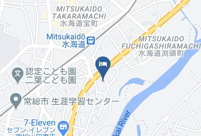 Mitsukaido Sky Hotel Map