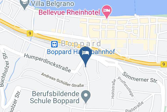 Rhein Hunsruck Kreis - Mittelrhein Pension Maps