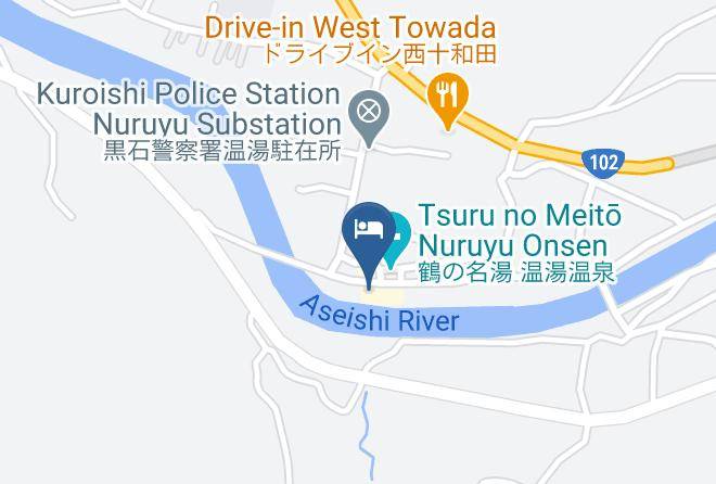 Kuroishi City - Miuraya Ryokan Maps