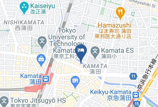 Ota Ward - Miyabi Inn Kamata Maps