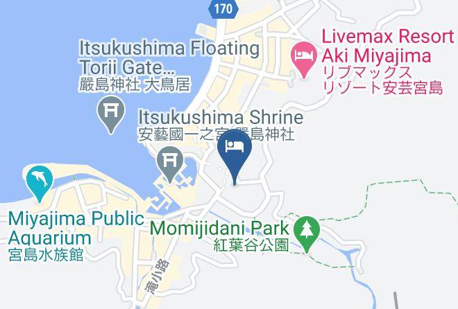 Hatsukaichi City - Miyajima Grand Hotel Arimoto Maps