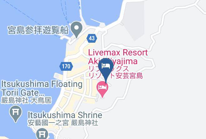 Hatsukaichi City - Miyajima Hotel Makoto Maps