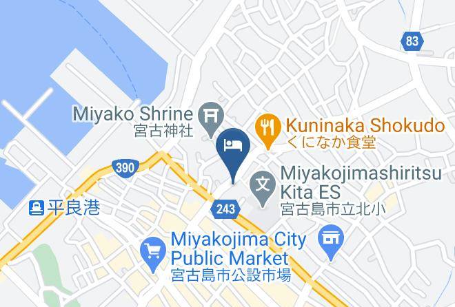 Miyakojima City - Miyako Daiichi Hotel Maps