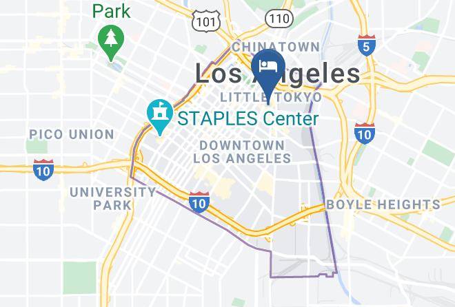 Los Angeles - Miyako Hotel Los Angeles Maps