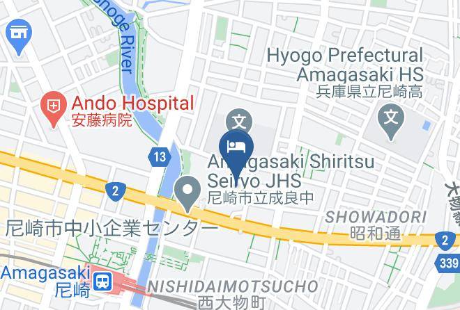 Amagasaki City - Miyako Hotel Amagasaki Maps