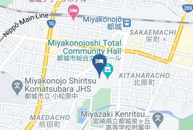 Miyakonojo City - Miyakonojo Royal Hotel Maps