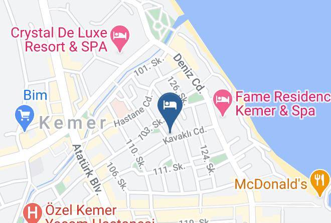 Kemer - Miyas Luxury Hotel Maps