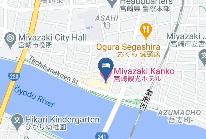 Miyazaki City - Miyazaki Kanko Hotel Maps