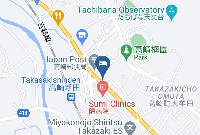 Miyazaki Lions Hotel Map