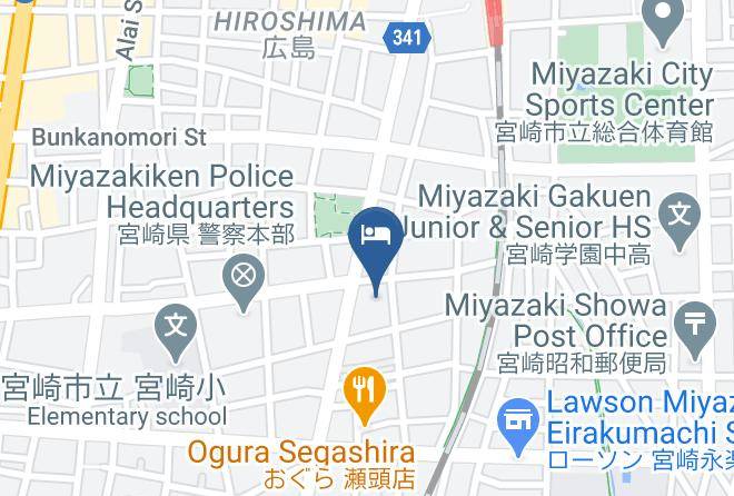 Miyazaki City - Miyazaki Royal Hotel Maps