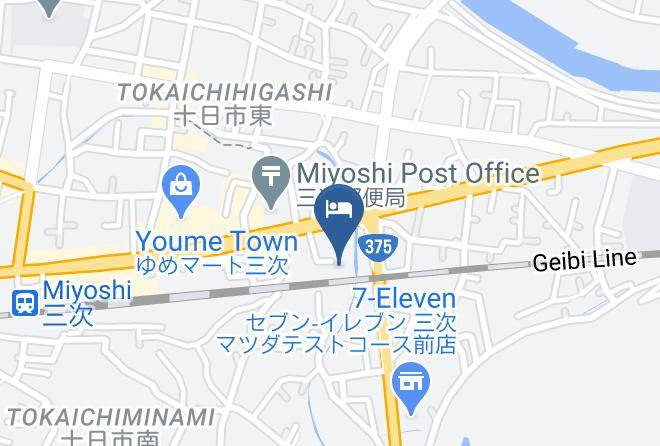 Miyoshi City - Miyoshi Grand Hotel Maps
