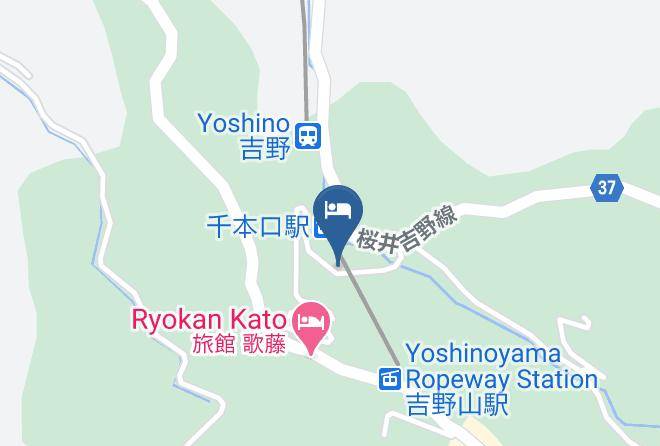 Yoshino Townyoshino District - Miyoshino Sakuraan Maps