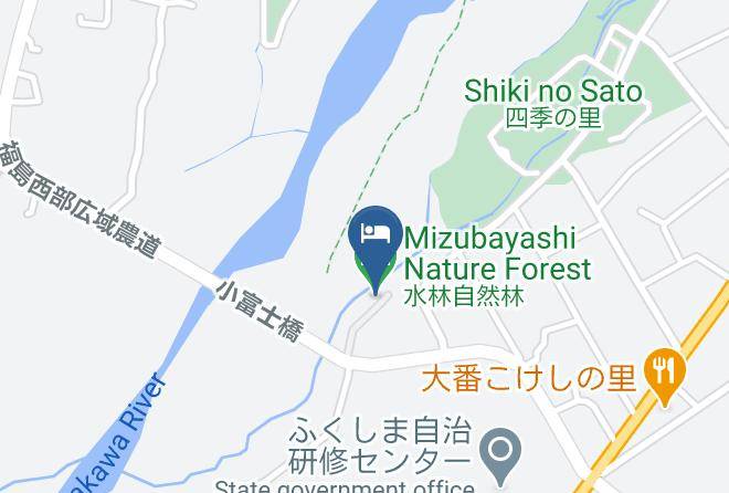 Fukushima City - Mizubayashi Nature Forest Maps