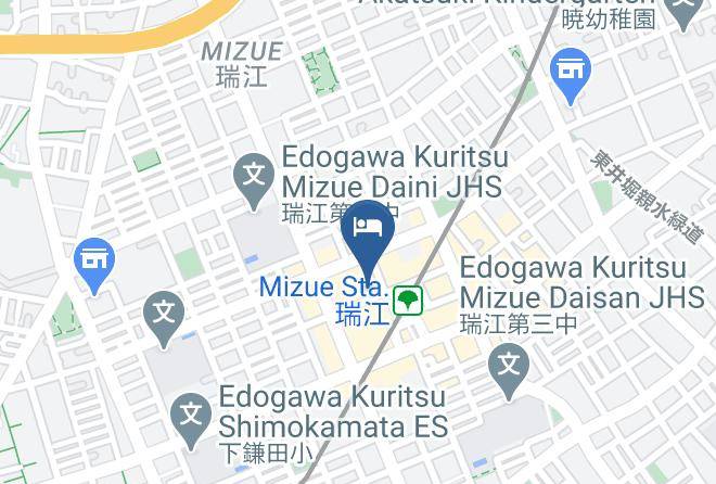 Edogawa Ward - Mizue Dai Ichi Hotel Maps