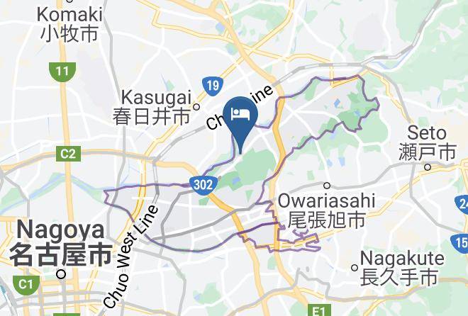 Nagoya City Moriyama Ward - Mizunami Sun Hotel Maps