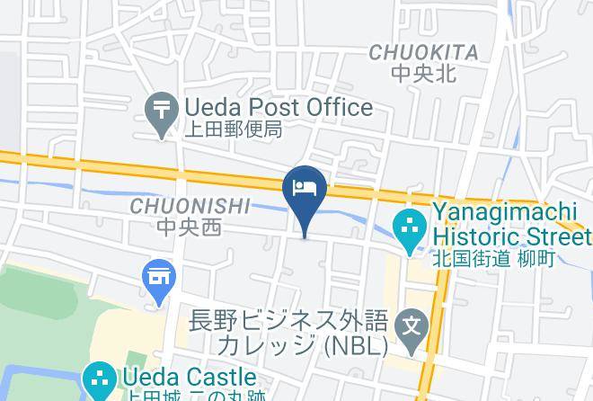 Ueda City - Mizuno Ryokan Maps