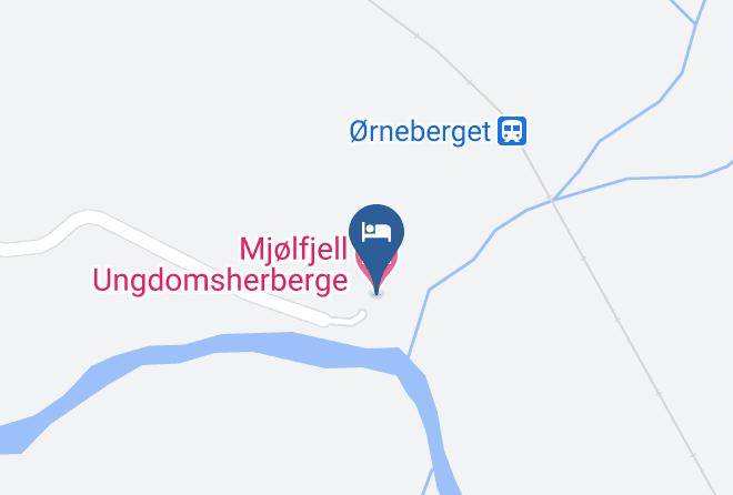 Voss - Mjolfjell Ungdomsherberge Maps
