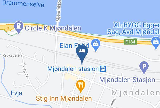 Drammen - Mjondalen Gjestegiveri As Maps