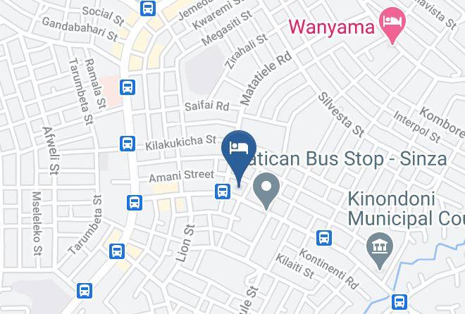 Kinondoni - Mkomilo Royal Hotel Maps