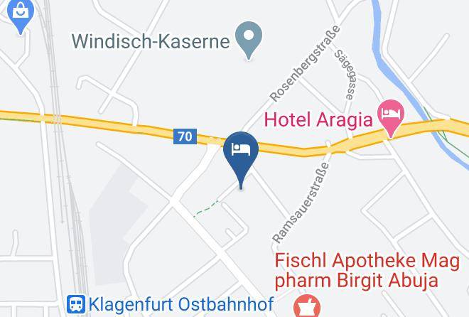 Klagenfurt - Mladinski Dom Jugendheim Maps