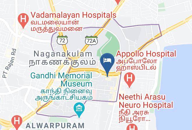 Mmr Gardens Hotel Map